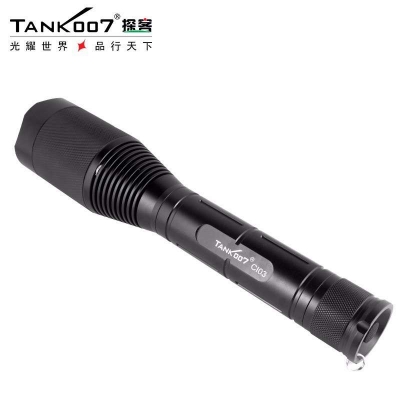 TANK007探客CI03大勻光伸縮調(diào)焦式手電投射、無(wú)干擾雜散光